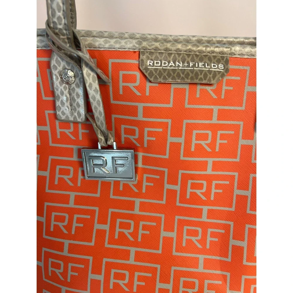 Rodan Fields Orange RF Logo Tote Bag Shoulder Bag‎